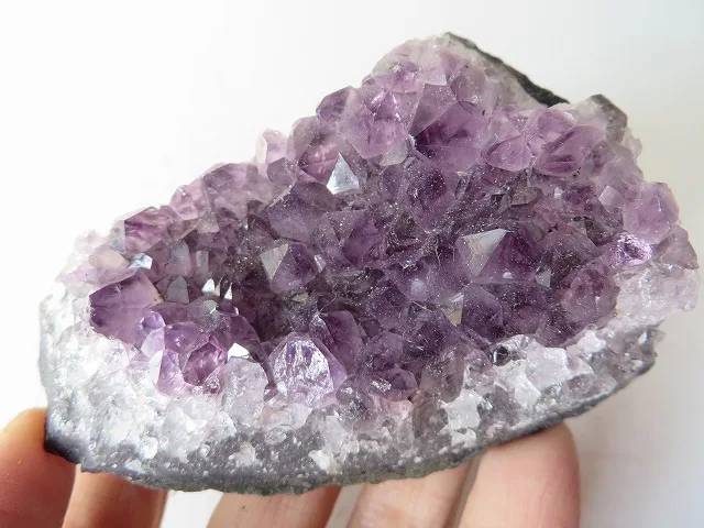 А. Уругвай Природный АМЕТИСТ Цветок Кристалл КВАРЦА GEODE КЛАСТЕР 194 г|cluster| |