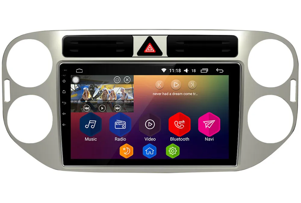 " ips 4G DSP Carplay Android 8 Восьмиядерный 4 Гб ОЗУ 64 Гб ПЗУ BT автомобильный dvd-плеер Стерео gps ГЛОНАСС для Volkswagen Tiguan 2007-2012