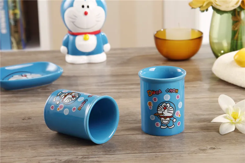5 шт./компл. керамическая зубная щетка hello kitty Хранение Косметики Держатель для макияжа Органайзер Soapbox держатель для зубной щетки Милая бутылка для лосьона