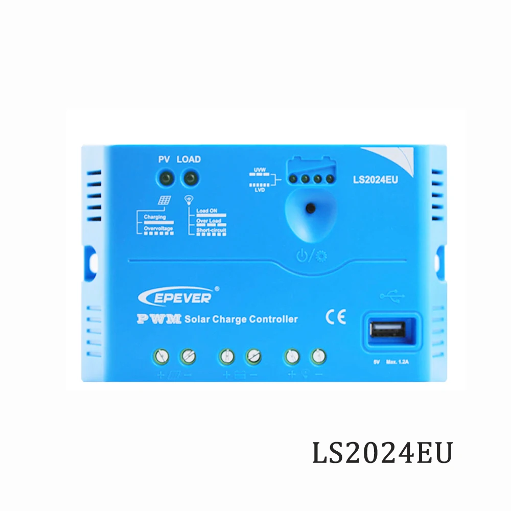 Контроллер солнечного заряда 20A 12 В 24 LS2024EU Epsolar PWM PV 100 Вт 18 в солнечные панели