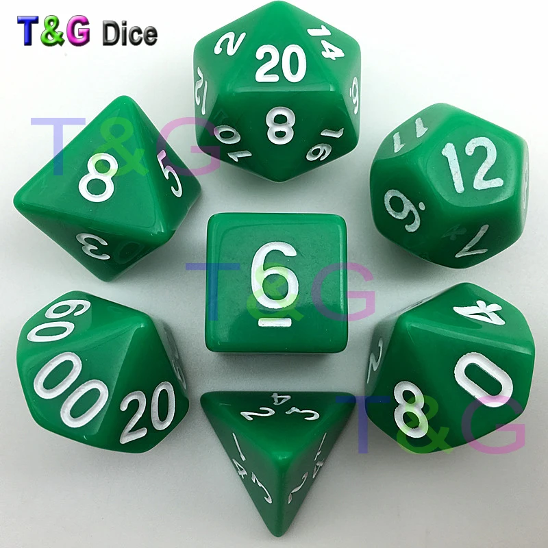 Оптовая продажа новые цветные игральные кости D4 D6 D8 D10 % D12 D20 каждый случайный цвет