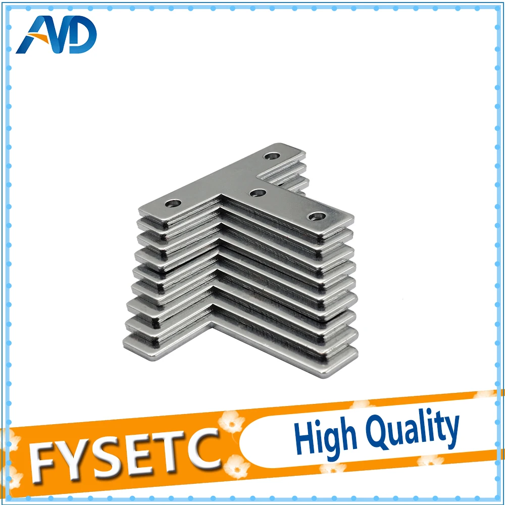 2 шт. Т образные алюминиевые пластины с 4 отверстиями|2020 aluminium profile corners|bracket 2020bracket