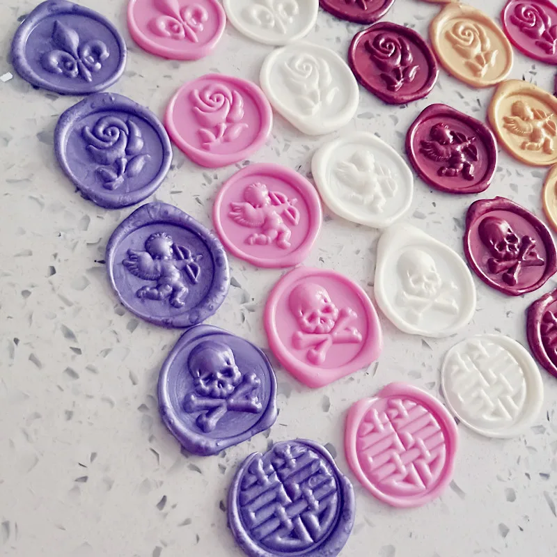 New product Embossed 3D rose flower Leaf unicorn rose skull Wax Seal stamp,wedding laurel wax stamp,envelope seal, 3D seal