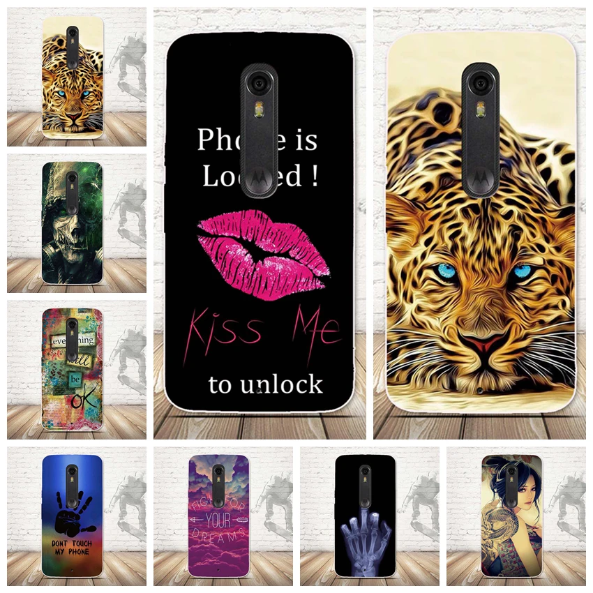 Мягкий ТПУ чехол для Motorola Moto X Style силиконовый 3D телефона XT1575 XT1570 XT1572 Обложка|cover for