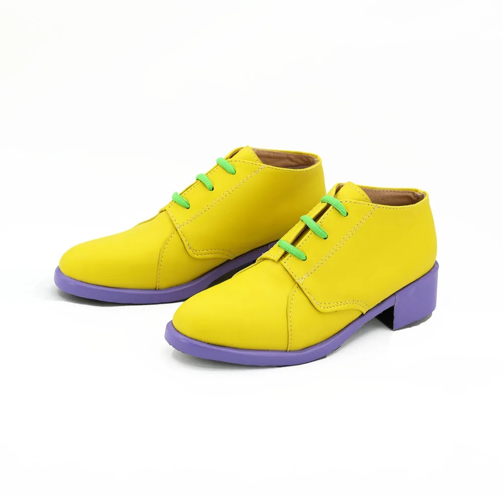 Rohan Kishibe Cosplay JoJo's Bizarre Adventure Yellow Shoes Boots Custom Made Any Size | Тематическая одежда и