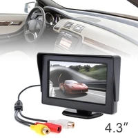 12v 4 3 inch hd 480 x 234 resolution 2 channel video input tft lcd car monitor fits for rear view camera dvd vcd