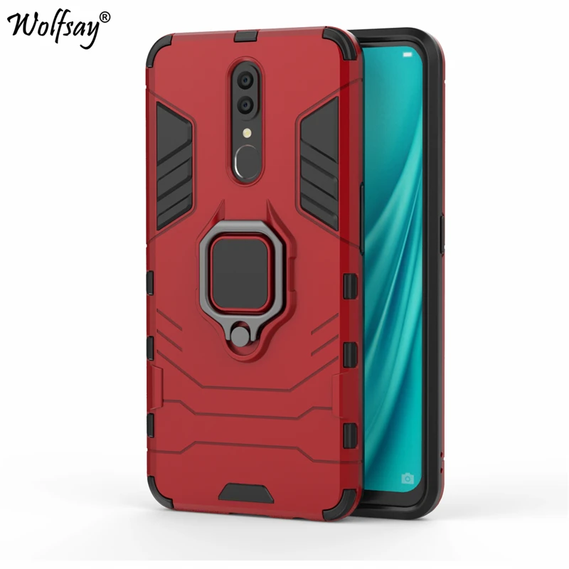 Чехол Wolfsay для OPPO F11 автомобильный держатель Oppo A9 защитный чехол s Жесткий ПК и