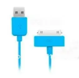 Wholesale 1000pcs New USB Data Sync Charger Cable 1m Lead For iPod iPhone4 iPhone 4sfree shipping |