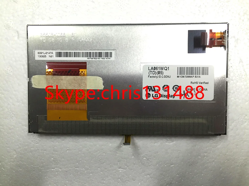 Оригинальный Новый 3 5 дюймовый ЖК дисплей LA061WQ1(TD)(02) Φ с сенсорной панелью для Toyota