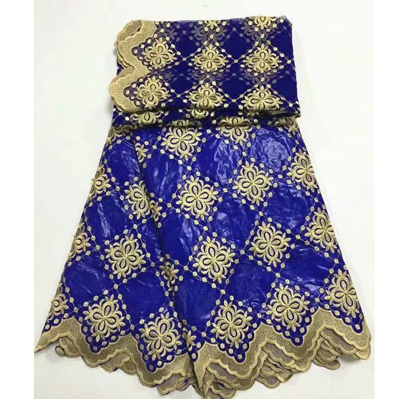 white jacquard brocade fabric africain bazin riche getzner 2018 cotton with beads 7yards/lot | Дом и сад