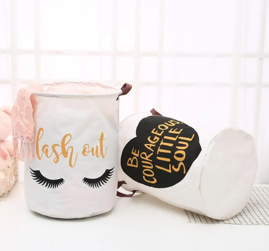 Новая мультяшная любовь Складная Водонепроницаемая корзина для белья хранения