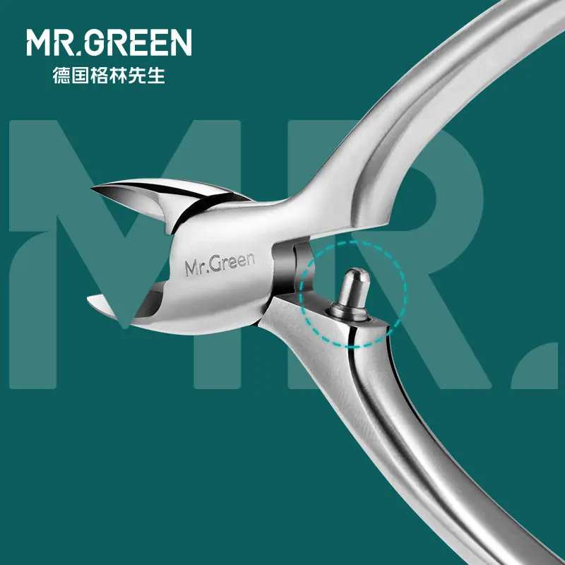 MR.GREEN Высококачественная супер острая машинка для стрижки ногтей из нержавеющей
