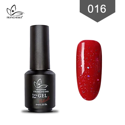 Francheska 016 Francheska color01-36 Гель-лак для ногтей замачиваемый Гель-лак для ногтей unha nail art gellak nagels spulletjes lakiery hybrydowe лак - Цвет: Francheska 016