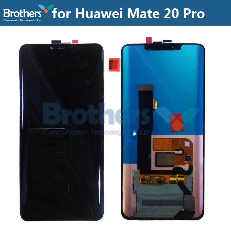 ЖК экран для Huawei Mate 20 Pro дисплей в сборе со сканером отпечатка пальца 8G сенсорный с