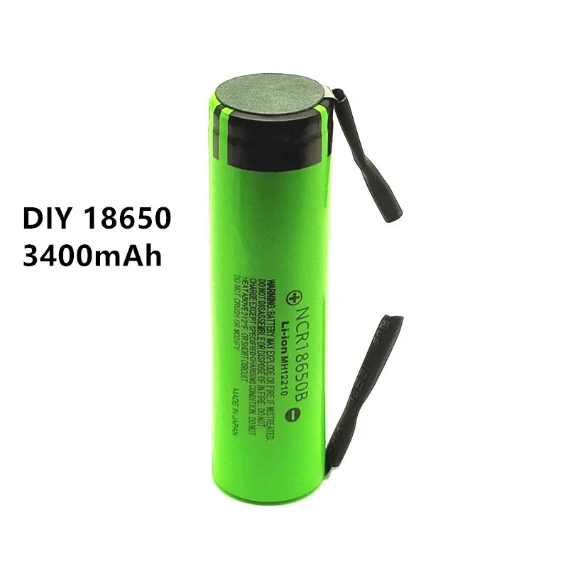 DIY 18650 3 7 V 3400mah 6800mah 10200mah 17000mah перезаряжаемая батарея 4 для портативного зарядного