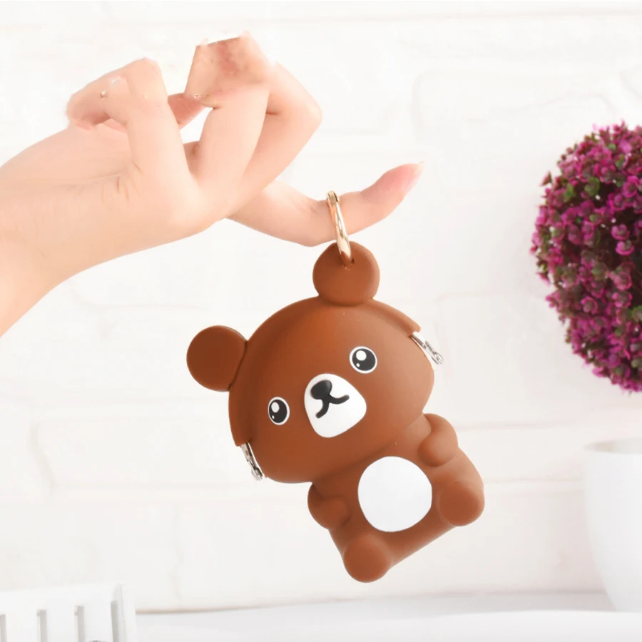 Модный женский минималистичный кошелек из силикагеля с принтом животных без