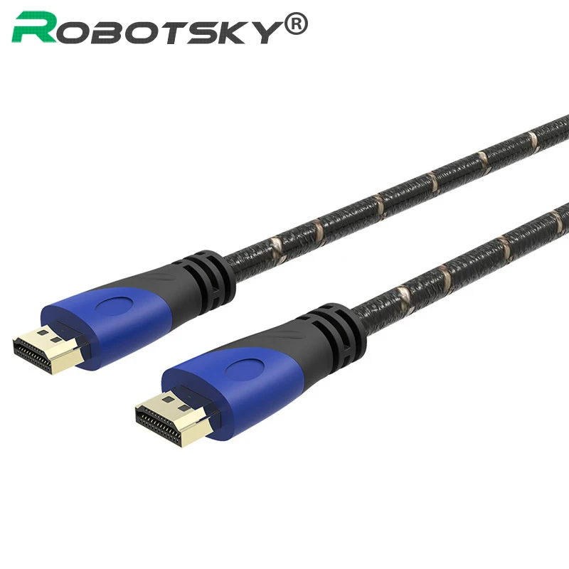 Кабель HDMI в нейлоновой оплетке 0 5 м 1 8 3 м|hdmi cord|3m hdmihdmi cable |