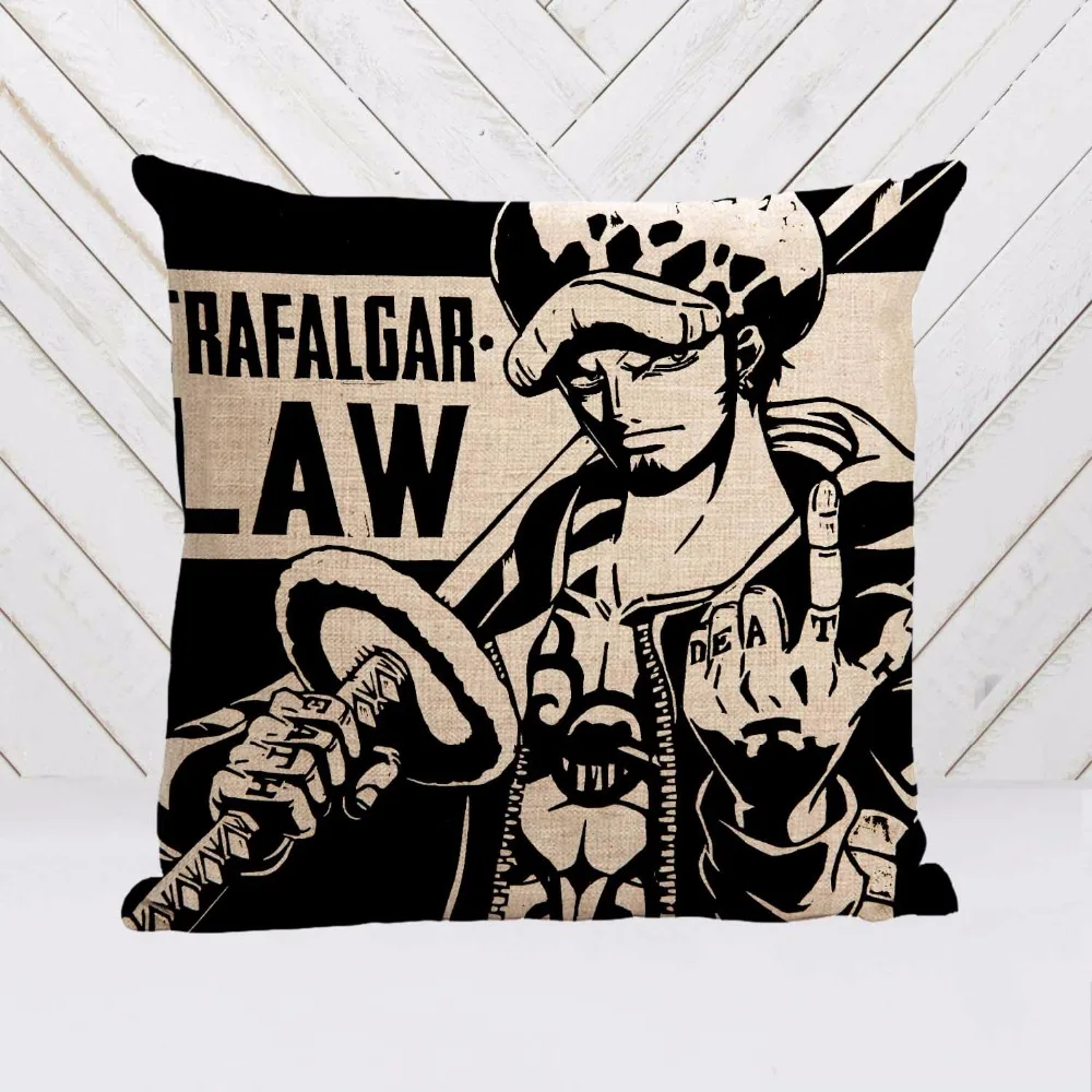Лидер продаж популярный Аниме ONE PIECE luffy ace Зоро стиль хороший пледы квадратная наволочка креативный индивидуальный уникальный наволочка