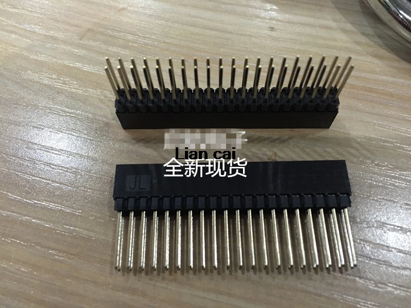 10 шт./лот 2 54 мм Шаг 2x20 Pin 40 женский двухрядный длинный штыревой разъем