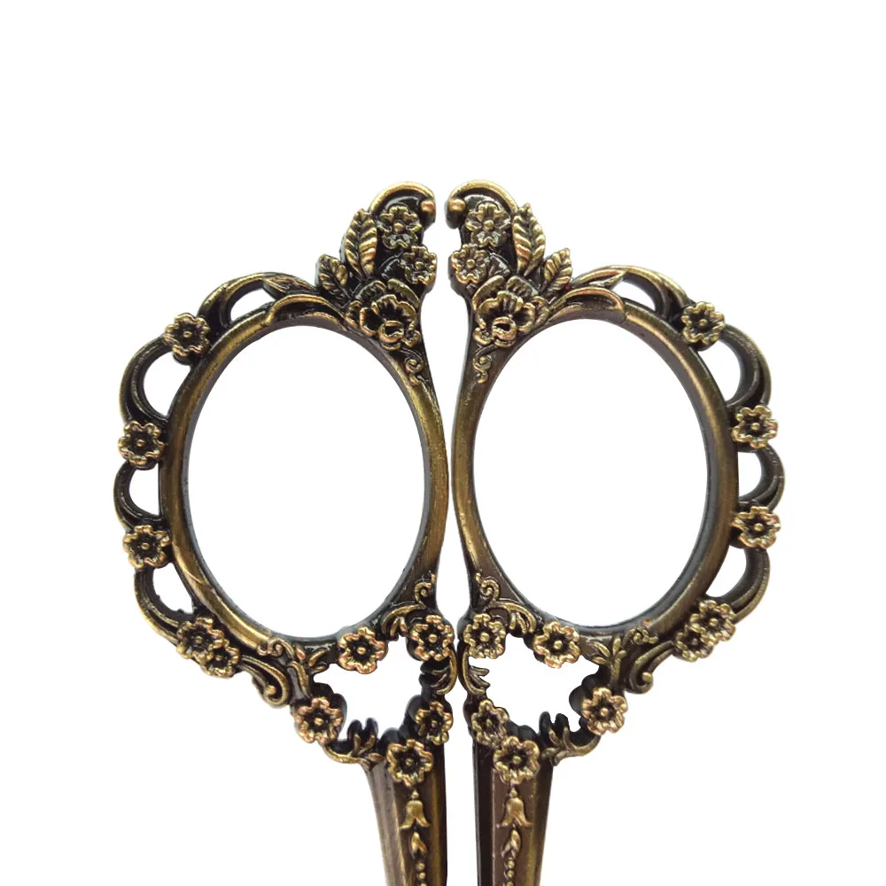 Качественные винтажные швейные ножницы с цветочным узором антикварные Ножницы