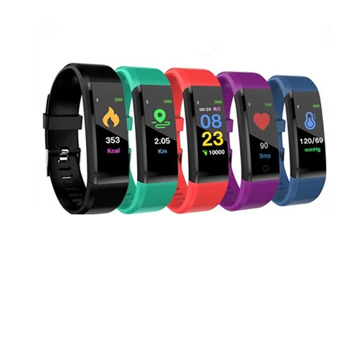Новые ID115Plus спортивные Смарт Модные часы детские часы для девочек мальчиков спортивные электронные Фитнес Бег браслет для прогулки - Цвет: random color
