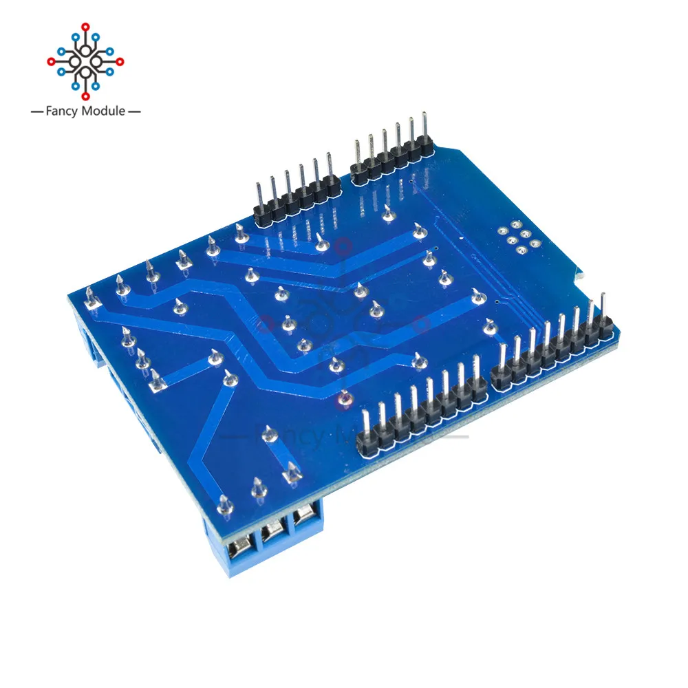 Релейный Щит V2.0 4-канальное реле 5 В плата расширения Swtich для Arduino R3 макетная