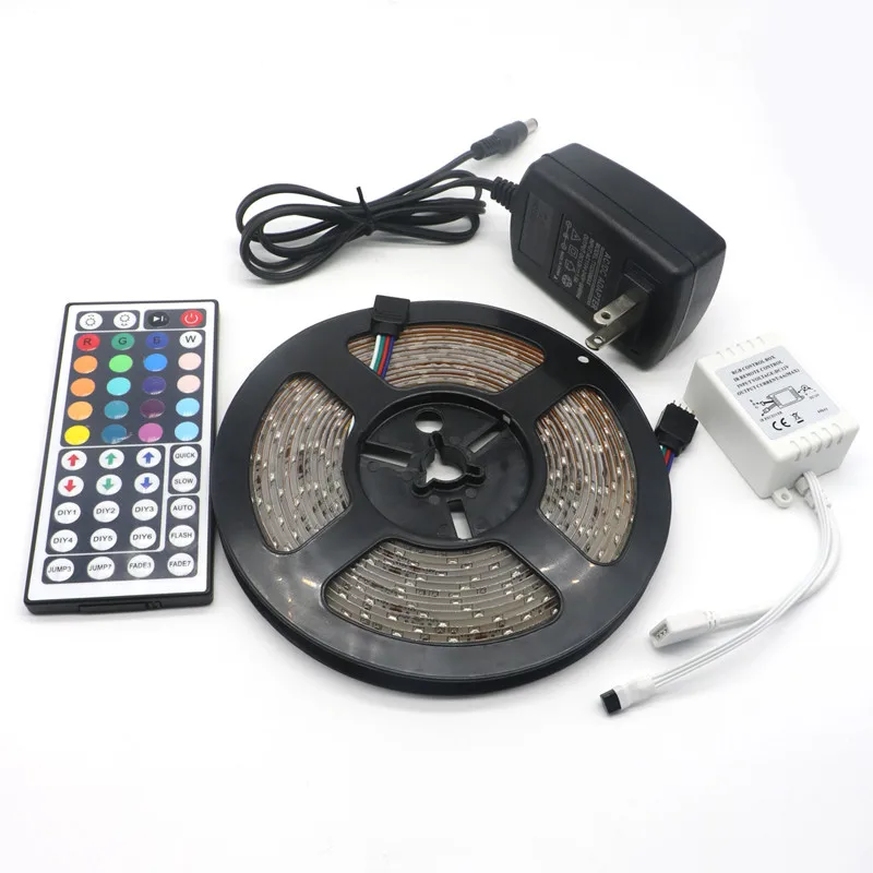 SZYOUMY 15 м водостойкий RGB 2835 SMD 300 светодиоды полосы света+ 3 шт. 44key ИК пульт дистанционного управления шт.+ В 3 шт. 12 В 2A источник питания