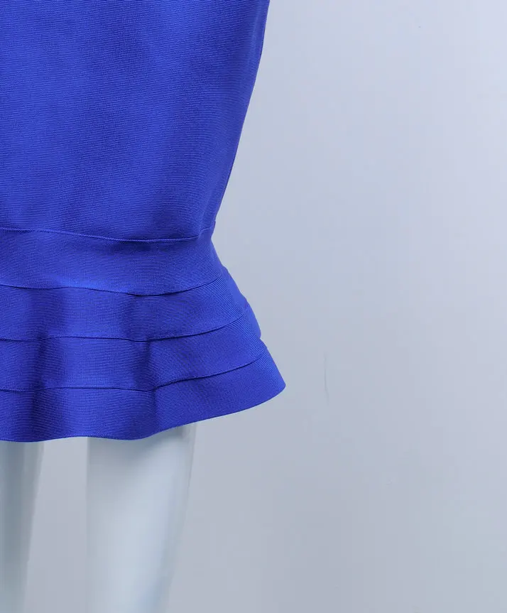Sexy бретелек Русалка район платье повязки знаменитости модельер платье Vestidos