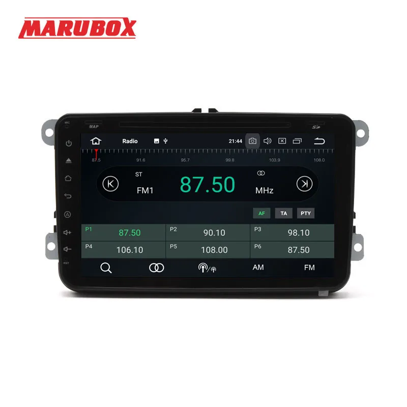 MARUBOX 2Din Android 10 стерео для Volkswagen Polo 5 Passat B6 Golf Skoda Центральный Multimidia GPS Радио
