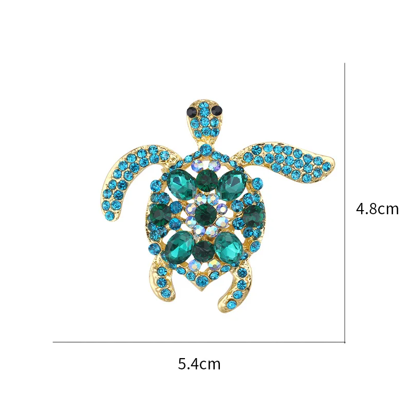 Baiduqiandu милые стразы броши на булавке морских животных одежда аксессуары для