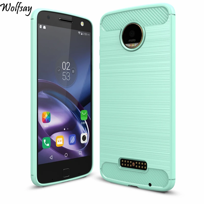 Чехол Wolfsay для телефона Motorola Moto Z резиновый силиконовый чехол Роскошный |