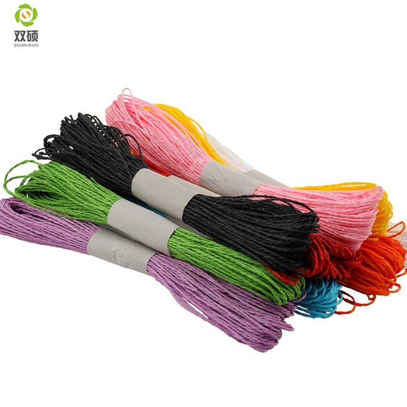 Бумажная веревка двойного цвета 30 цветов|colored rope|handmade ropediy rope |