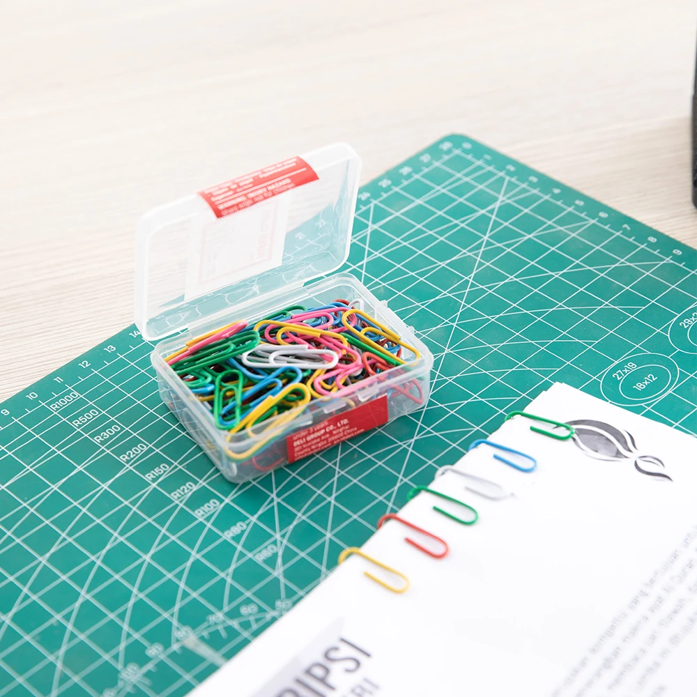 

Deli Color Paper Clips 100PCS/BOX Office Consumable 29mm #3 Clip E0024
