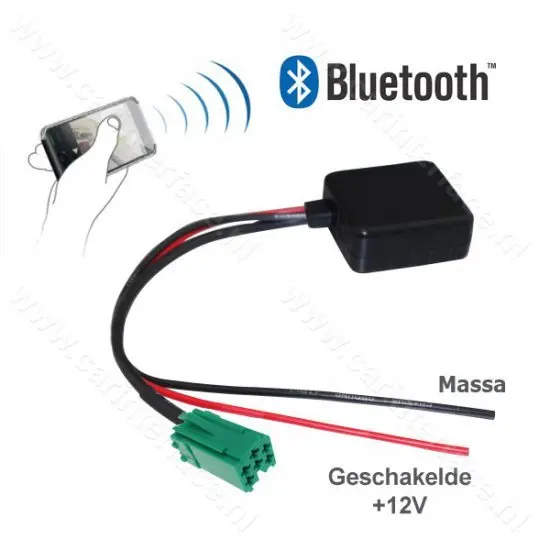 

Модуль потоковой передачи BLUETOOTH/адаптер для автомобильных радиоприемников RENAULT с подключением на 6 контактов