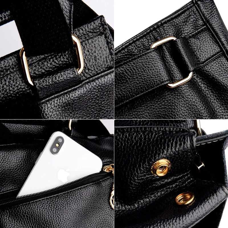 Женские кожаные рюкзаки, высокое качество, Sac A Dos, женский рюкзак, роскошный дизайн, большая вместительность, повседневный рюкзак для девочек, Mochilas