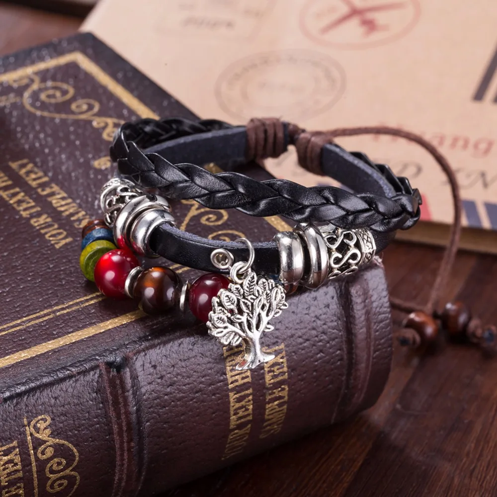 Кожаные браслеты Bestfriend мужские женские очаровательные ювелирные изделия