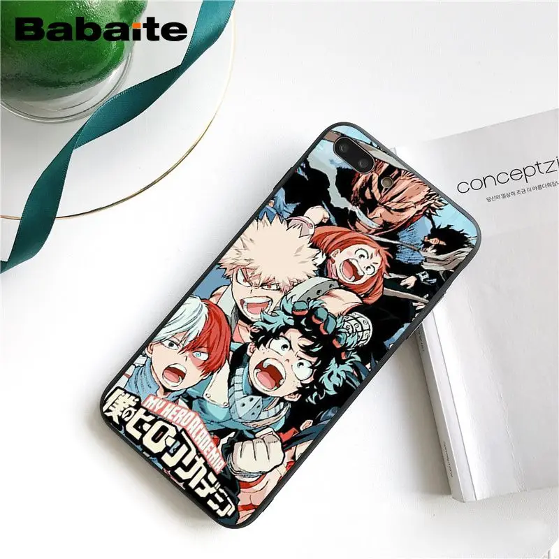 Babaite аниме мой герой Boku no Hero academic deku bakugou чехол для телефона для iphone 11 Pro 11Pro Max X XS MAX 6 6S 7 8 Plus 5 5S XR