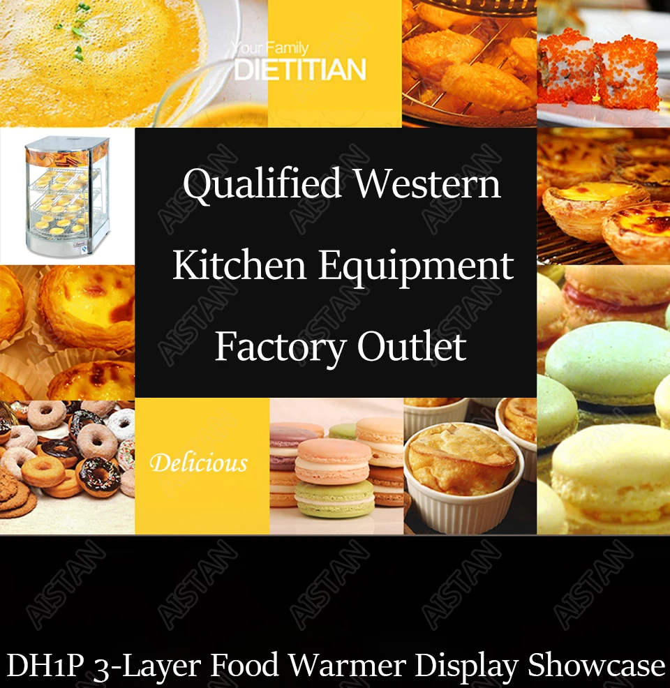 DH1P коммерческий столешница электрическая нержавеющая сталь закуска хлеба пиццы