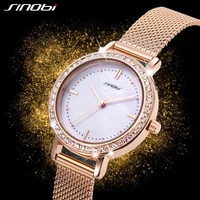 sinobi new women luxury brand watch simple quartz lady waterproof wristwatch female fashion casual watches clock reloj mujer