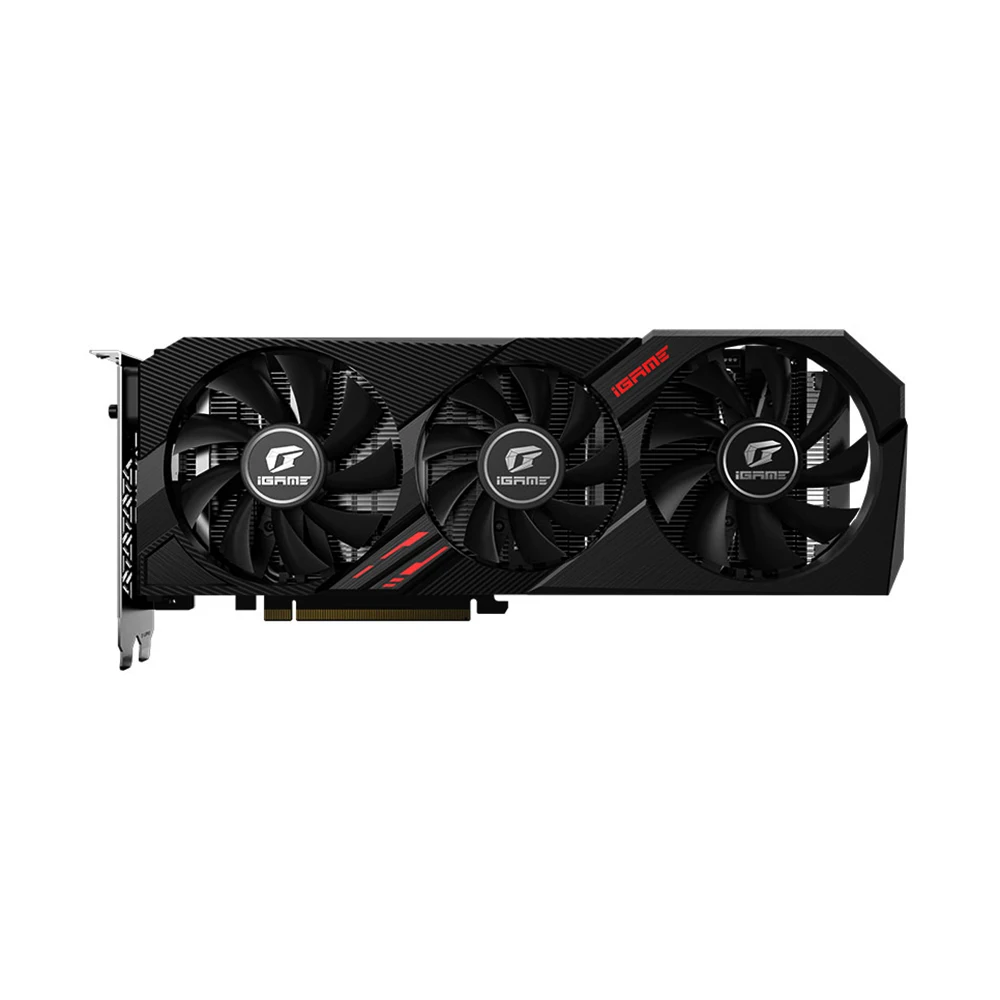Красочные GeForce GTX 1660 6G Ультра графическая карта Nvidia GDDR5 GPU игровая видеокарта 8 Pin PCI-E3.0 HDMI DVI для рабочего стола