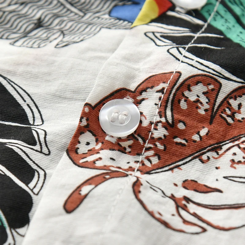 Tem Doger Детская рубашка для мальчика Новинка Летнее платье с короткими рукавами и