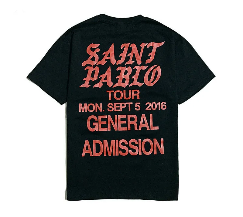 Модная обувь в стиле хип хоп 2018 певица Kanye West Святой Пабло Tour футболки я чувствую