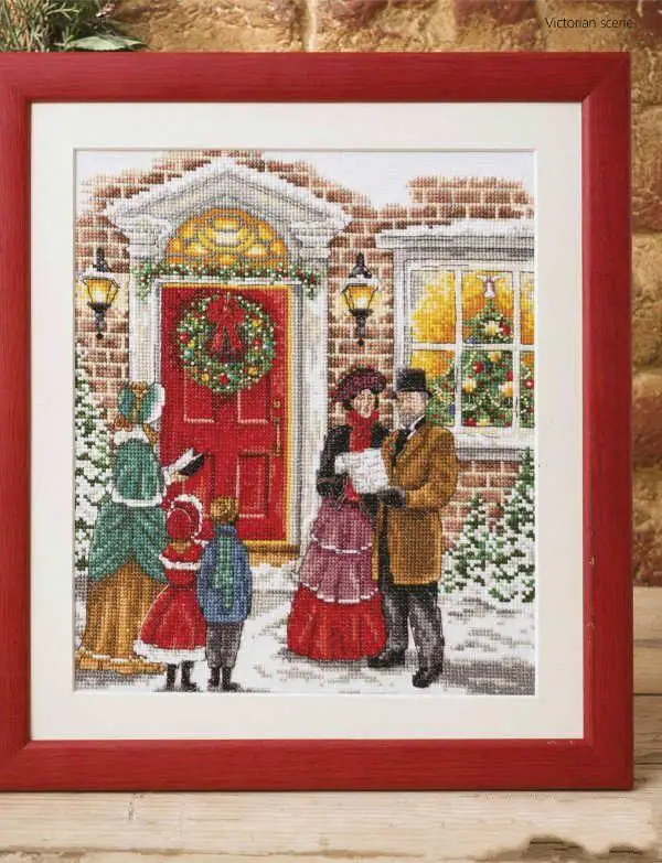 Золотая коллекция шикарный Набор для вышивки крестом Carols At Christmas Carol Song