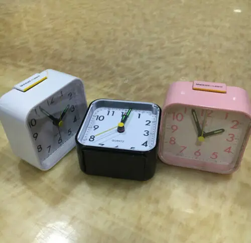 Будильник для путешествий Аналоговый бесшумный не тикающий восходящий сигнал