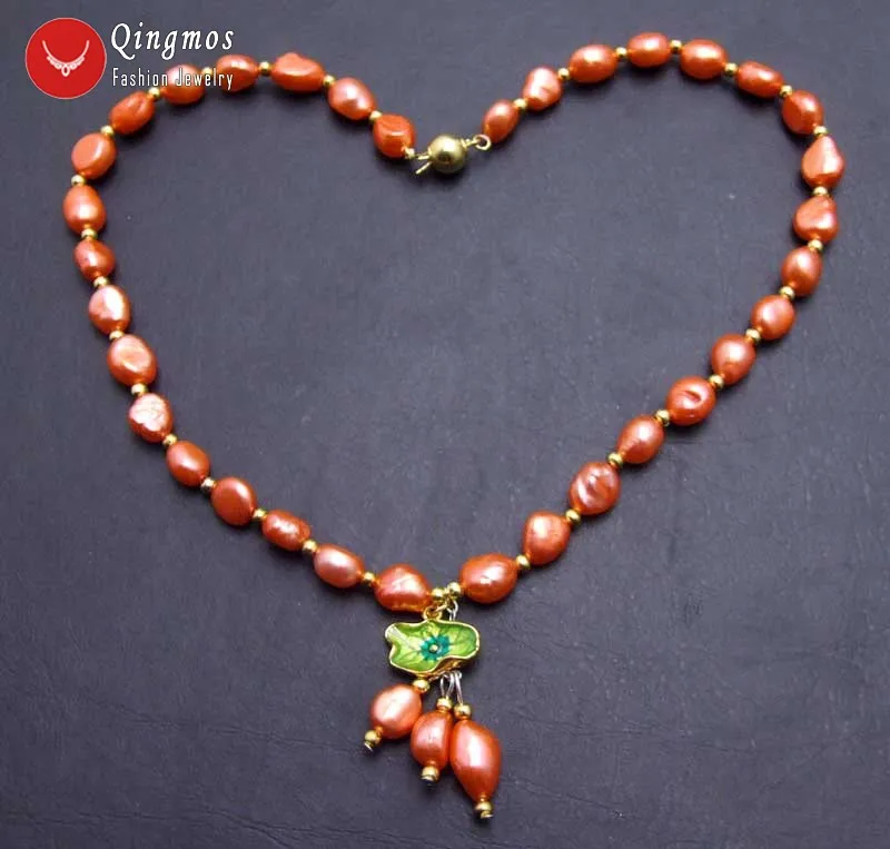 Женское Ожерелье из натурального жемчуга 7-9 мм 17 дюймов