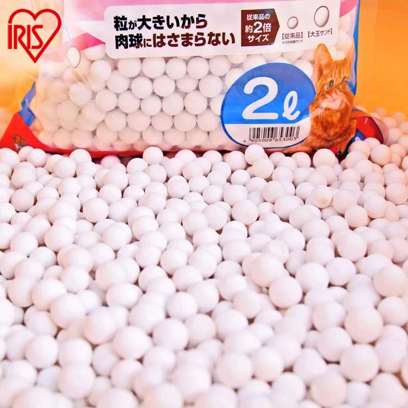 IRIS / Alice TIO-2L dust-free cat litter silica gel deodorant large particles of sand jade | Дом и сад