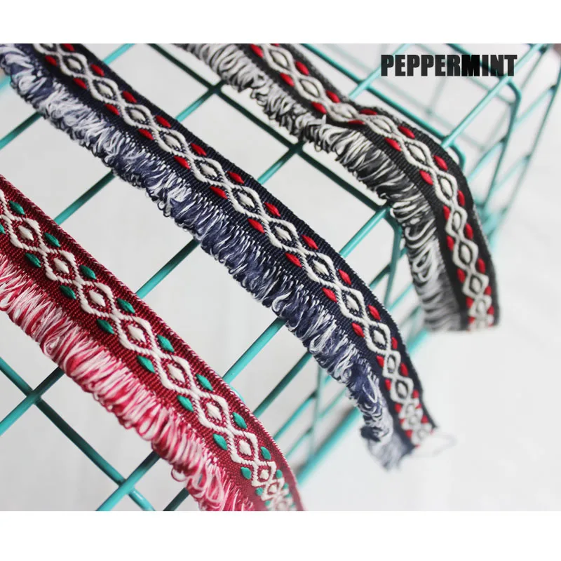 1 ярд 2 см кружевная бахрома с вышивкой этническая отделка кисточка женское шитье