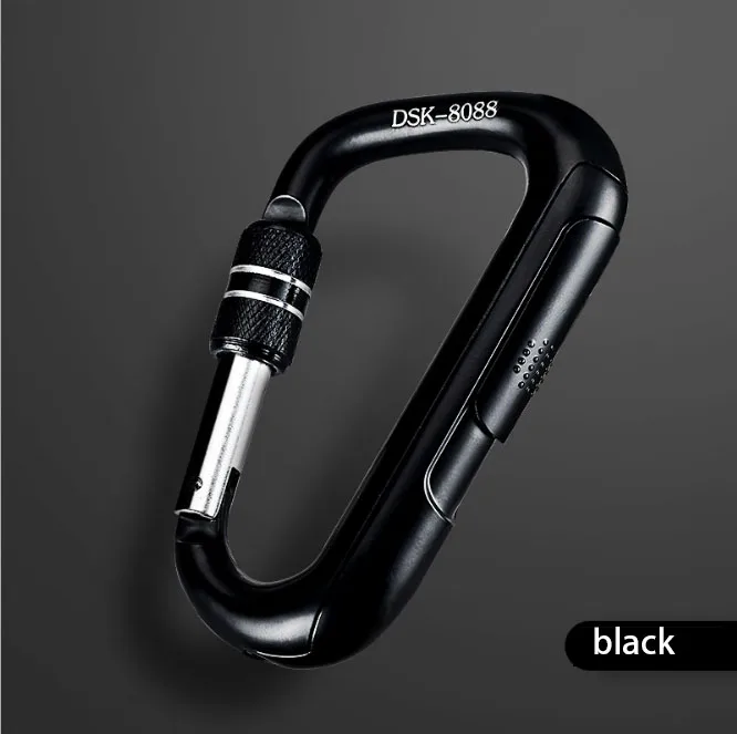 Вольфрам турбо USB Зажигалка из двери шестерни скалолазание крюк ветрозащитный - Цвет: black