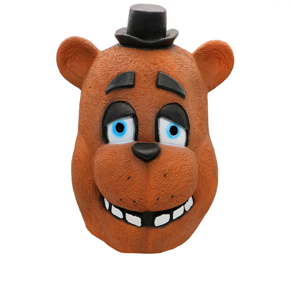 Костюм для косплея пять ночей у Фредди латексная маска FNAF Фокси Чика фазбер