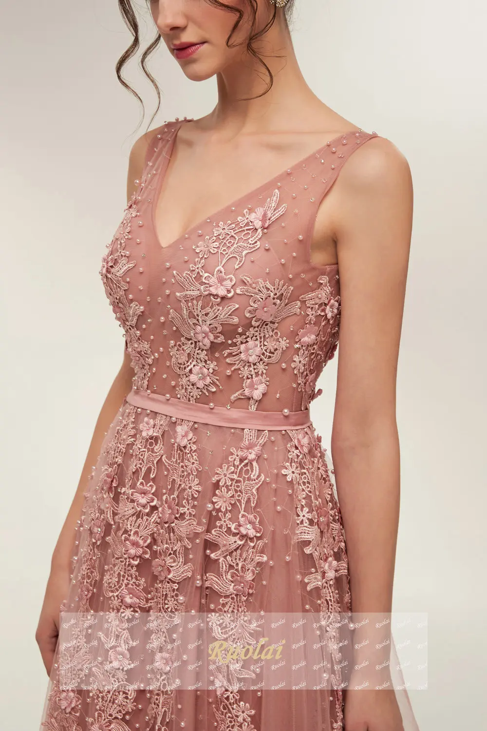 

Real Sample Sexy Evening Dresses Long 2018 Evening Gown V Neck Open Back Sexy Prom Dresses Prom Party Dress vestido de festa